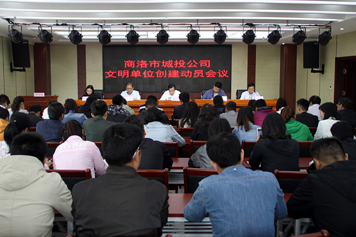 市城投公司召開文明單位創(chuàng)建動(dòng)員會(huì)議